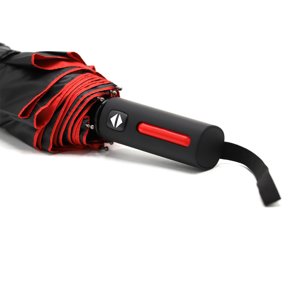 Автоматический противоштормовой складной зонт Sherp, красный - фото 2 - id-p224386155