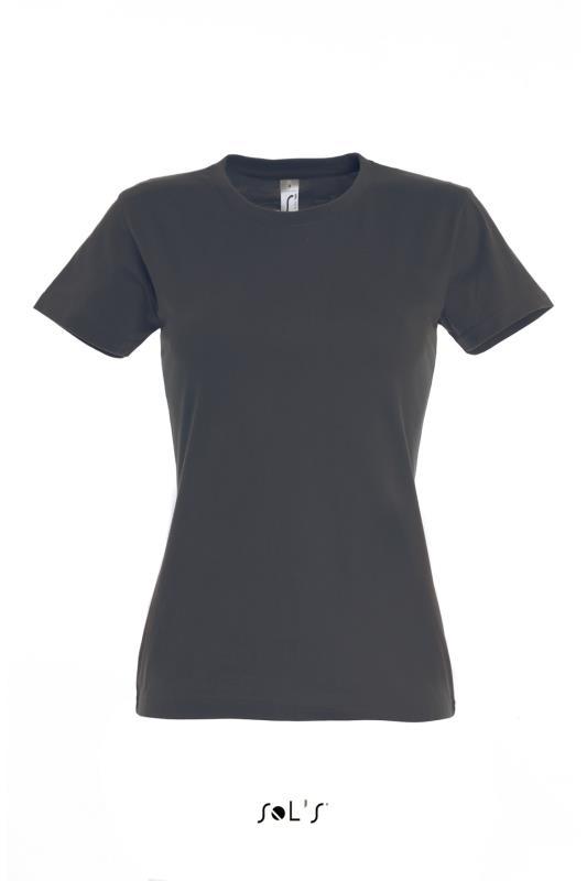 Фуфайка (футболка) IMPERIAL женская,Тёмно-серый/графит XXL - фото 1 - id-p224385227
