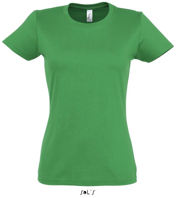 Фуфайка (футболка) IMPERIAL женская,Ярко-зелёный S - фото 1 - id-p224385244