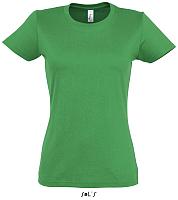 Фуфайка (футболка) IMPERIAL женская,Ярко-зелёный М