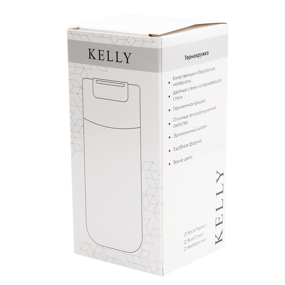 Вакуумная герметичная термокружка Kelly, красная - фото 4 - id-p224379278