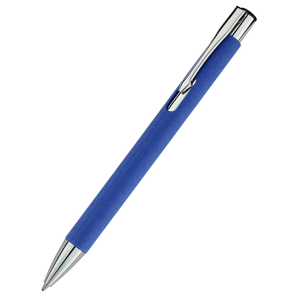 Ручка "Ньюлина" с корпусом из бумаги, синий - фото 1 - id-p224379345