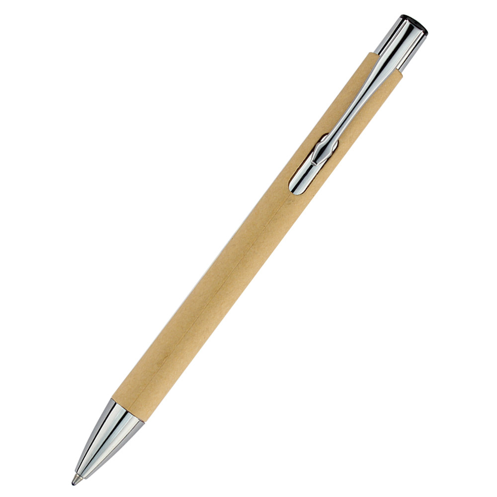 Ручка "Ньюлина" с корпусом из бумаги, бежевый - фото 2 - id-p224379347