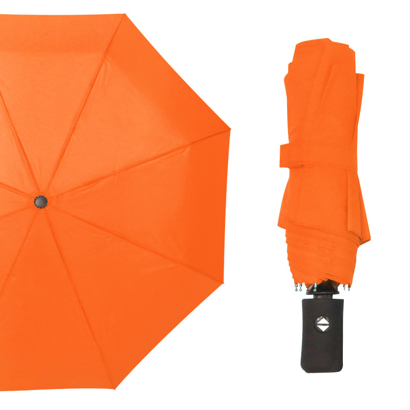 Автоматический противоштормовой зонт Vortex, оранжевый - фото 2 - id-p224386326