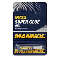 Суперклей гелевый /Mannol 9822 GEL Super Glue 3 г