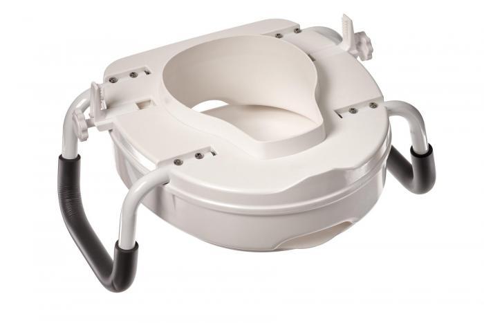 Сиденье-насадка для унитаза с поручнями и крышкой (Toilet seat cover), Bradex KZ 0934 - фото 8 - id-p224272038