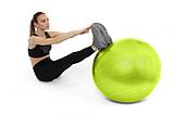 Мяч для фитнеса «ФИТБОЛ-75» Bradex SF 0721 с насосом, салатовый (Fitness Ball 75 сm with pump. Pantone number, фото 9