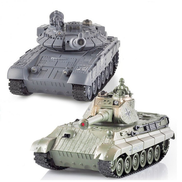 Радиоуправляемый танковый бой T90 и Tiger King 1:28 - 99820 - фото 1 - id-p224388192