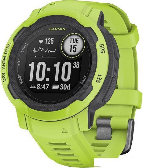 Умные часы Garmin Instinct 2 45 мм (электрик лайм) - фото 1 - id-p224285316