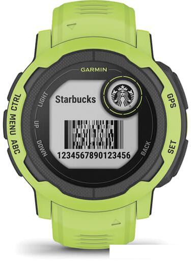 Умные часы Garmin Instinct 2 45 мм (электрик лайм) - фото 3 - id-p224285316