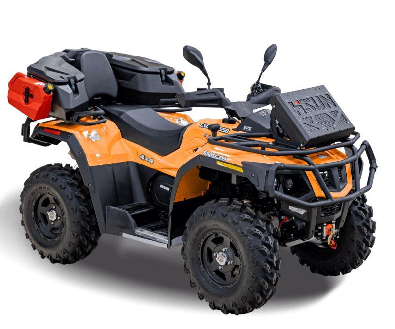 Квадроцикл HISUN 550ATV Люкс комплектация Оранжевый - фото 1 - id-p224388495