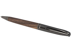 Шариковая ручка с деревянным корпусом Loure, черный/коричневый, фото 3