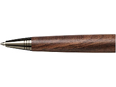 Шариковая ручка с деревянным корпусом Loure, черный/коричневый, фото 2