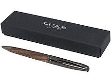Шариковая ручка с деревянным корпусом Loure, черный/коричневый, фото 3