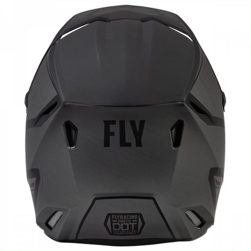 Шлем кроссовый FLY RACING KINETIC Drift серый/красный M - фото 5 - id-p224388534
