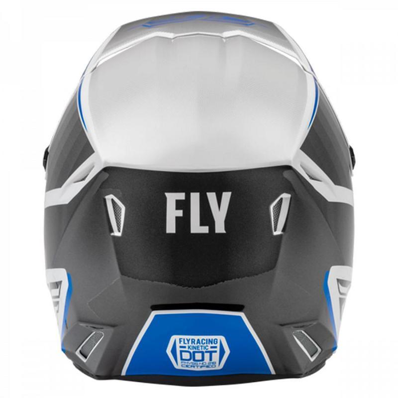 Шлем кроссовый FLY RACING KINETIC Drift серый/красный M - фото 8 - id-p224388534