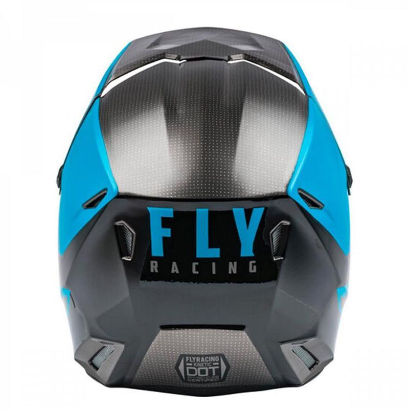 Шлем кроссовый FLY RACING KINETIC Straight Edge синий/серый L - фото 6 - id-p224388558