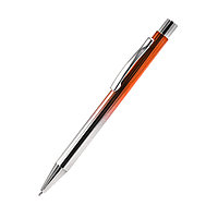 Ручка металлическая Синергия, оранжевая
