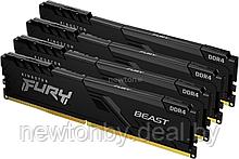 Оперативная память Kingston FURY Beast 4x8GB DDR4 PC4-28800 KF436C17BBK4/32