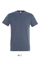 Фуфайка (футболка) IMPERIAL мужская,Синий джинc XL