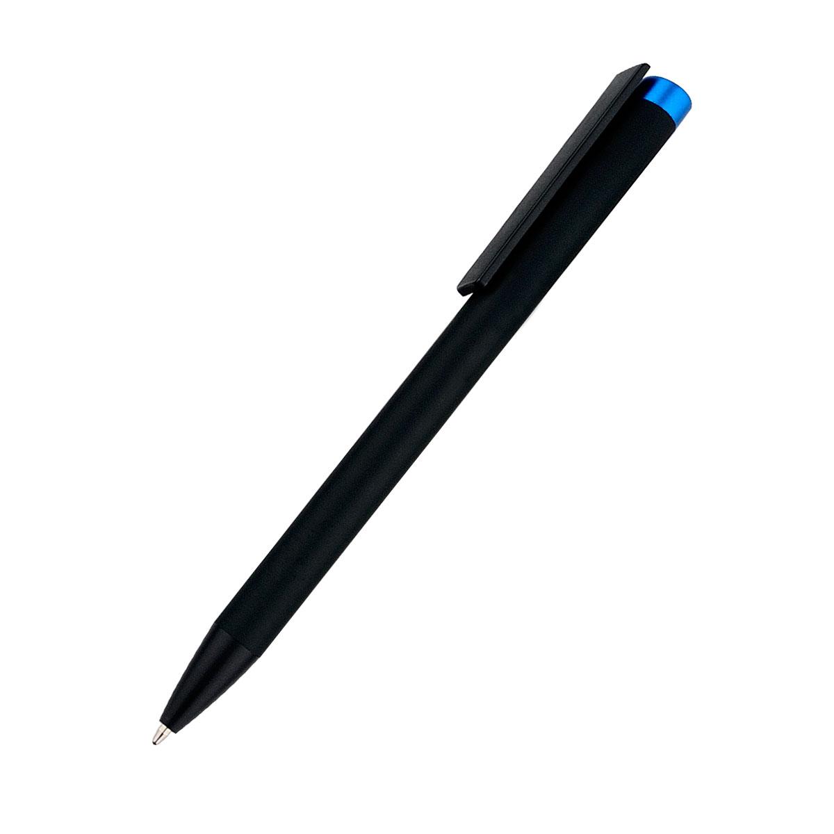 Ручка металлическая Slice Soft софт-тач, синяя - фото 2 - id-p224386476