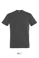 Фуфайка (футболка) IMPERIAL мужская,Темно-серый XL