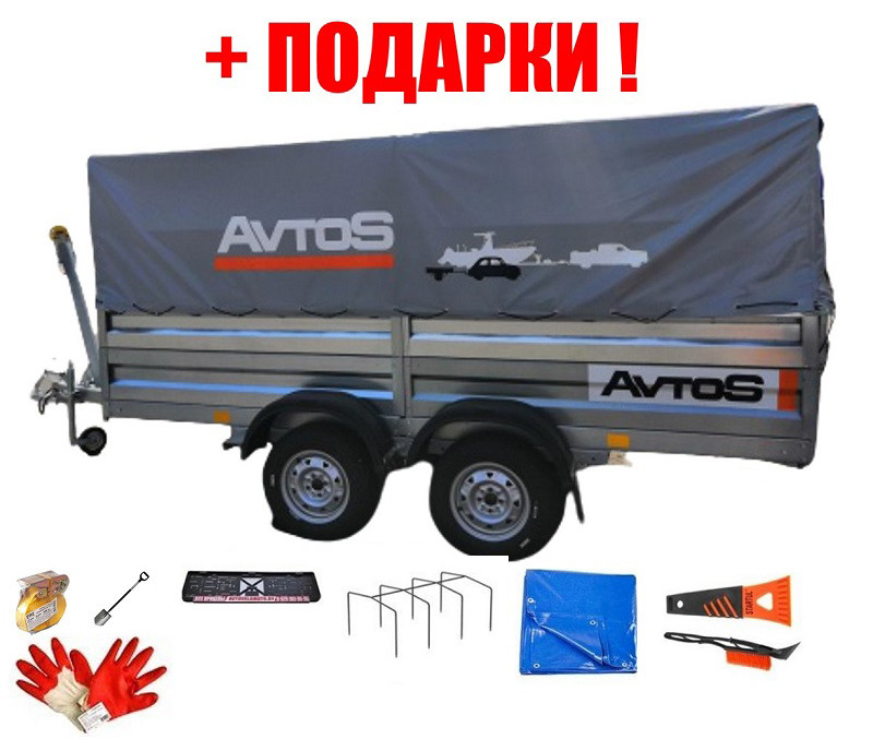 Прицеп Avtos А40Р2В тент 400 - фото 1 - id-p224388600