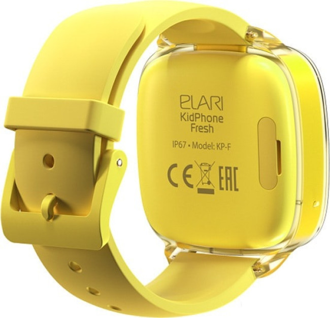 Детские умные часы Elari Kidphone Fresh (желтый) - фото 3 - id-p215239630