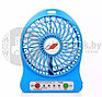 Мини вентилятор Portable Mini Fan (3 скорости обдува, подсветка) Розовый, фото 2