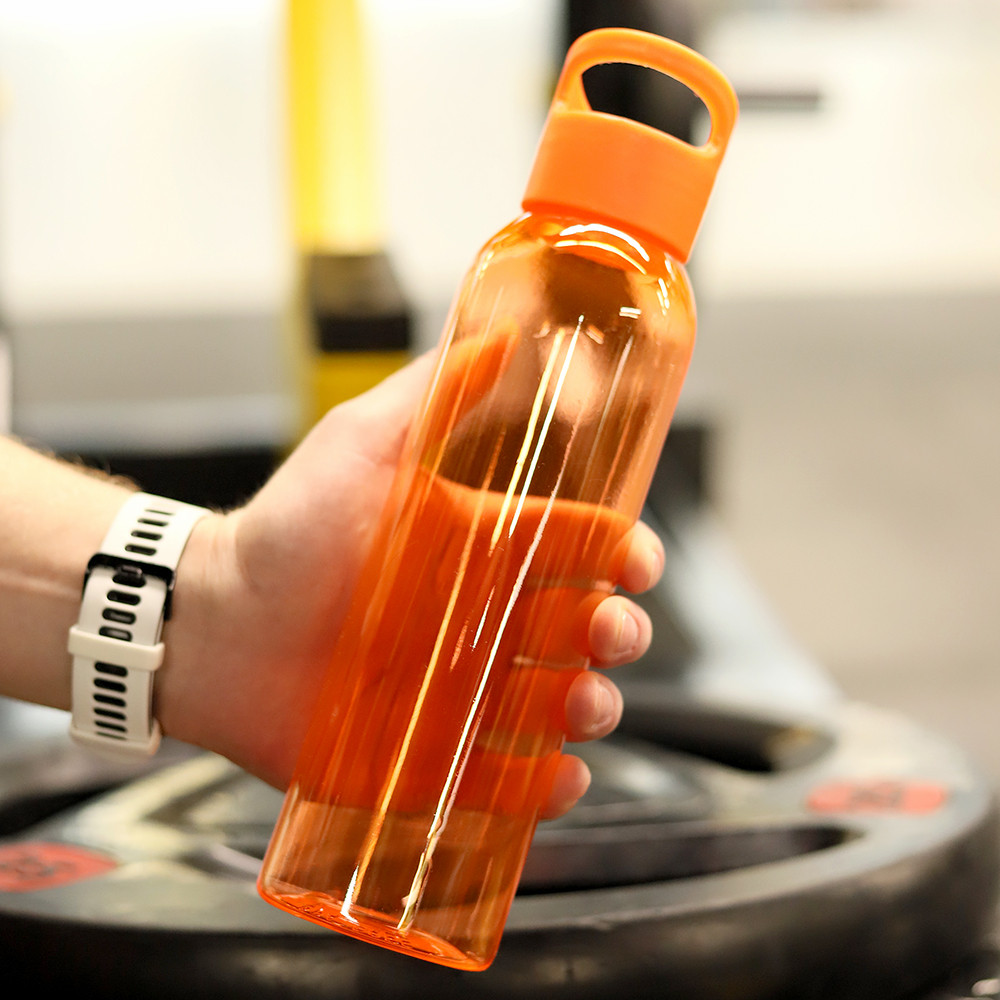 Бутылка пластиковая для воды Sportes, оранжевая - фото 4 - id-p224385625