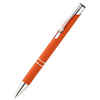 Ручка металлическая Molly софт-тач, оранжевая