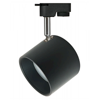 OEM Трековый светильник однофазный ЭРА TR15 GX53 BK/SL под лампу черный/серебро