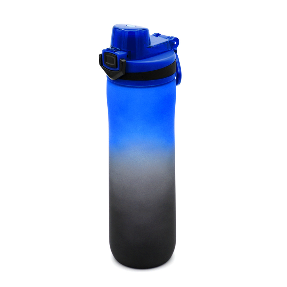 Пластиковая бутылка Verna Soft-touch, синяя - фото 1 - id-p224385644