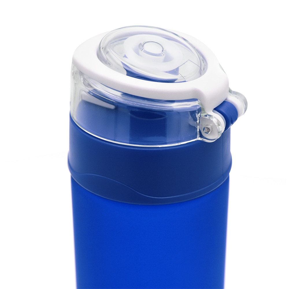 Пластиковая бутылка Narada Soft-touch, синяя - фото 7 - id-p224385646