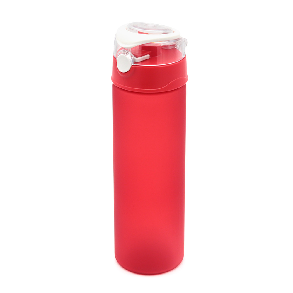 Пластиковая бутылка Narada Soft-touch, красная - фото 1 - id-p224385647