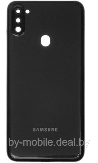 Задняя крышка Samsung Galaxy A11 (A115) черный - фото 1 - id-p224389716