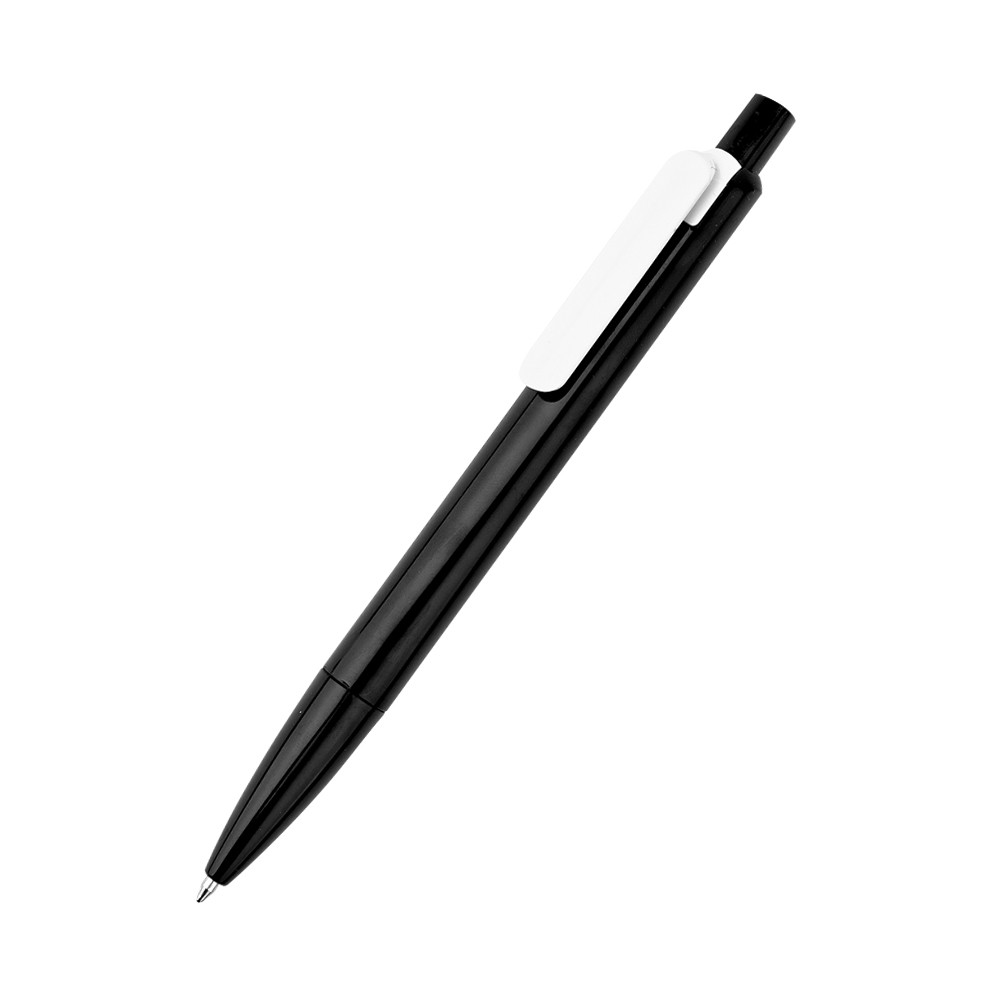 Ручка пластиковая Nolani, черная - фото 1 - id-p224385743