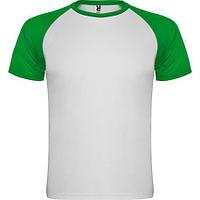 Спортивная футболка INDIANAPOLIS мужская, БЕЛЫЙ/ПАПАРОТНИКОВЫЙ 3XL