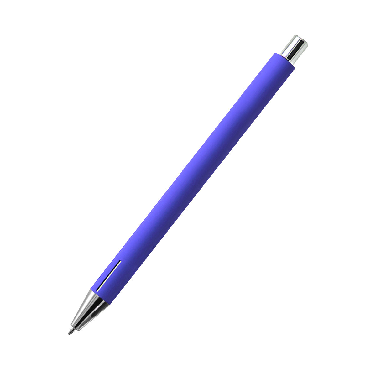 Ручка металлическая Elegant Soft софт-тач, синяя - фото 4 - id-p224386801