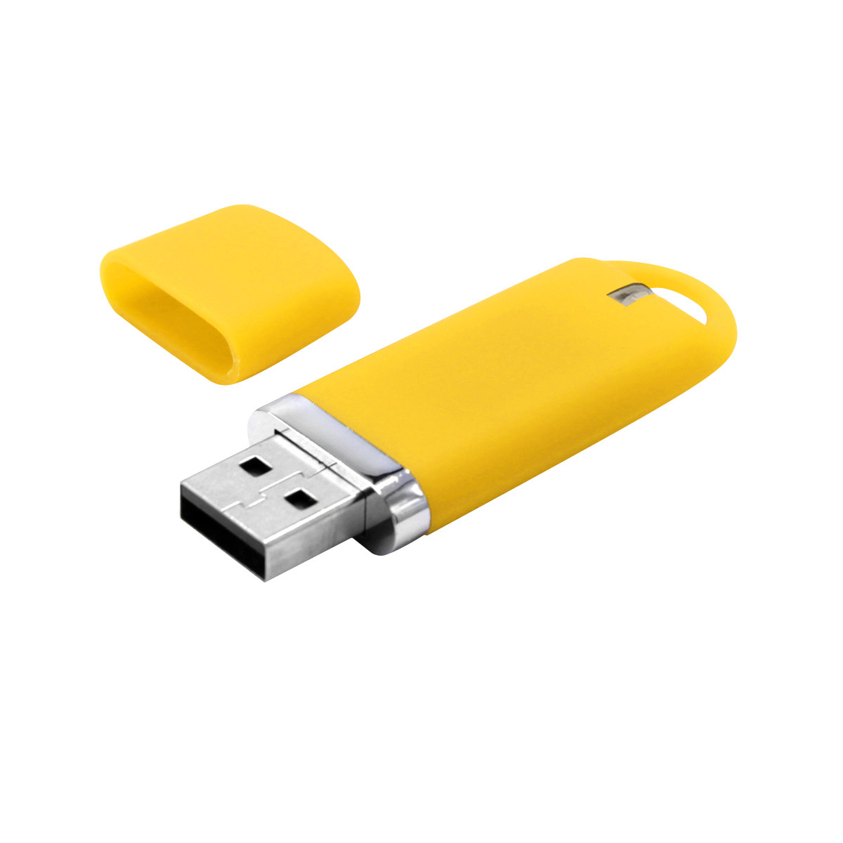 Флешка Shape с покрытием Софт Тач 16 GB, желтая - фото 2 - id-p224386879