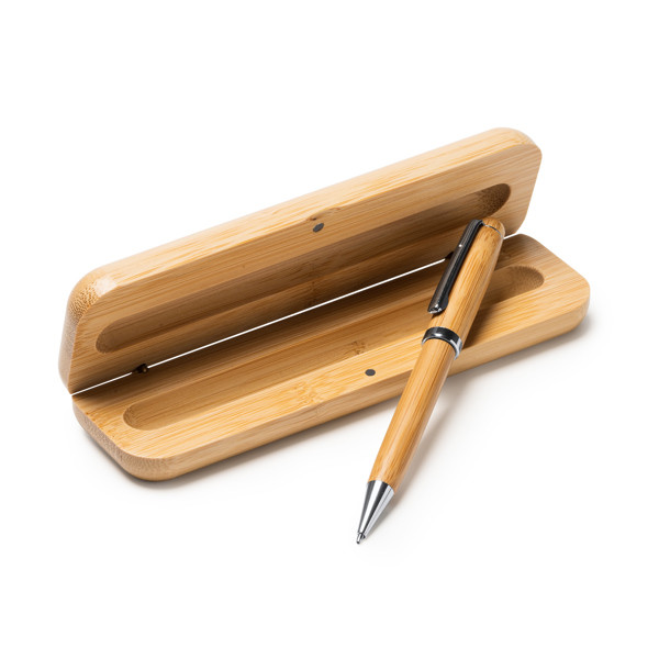 Шариковая ручка из бамбука BODONI, Дерево - фото 2 - id-p224378942