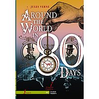 Книга на английском языке "Around the World in 80 Days. A2", Жюль Верн