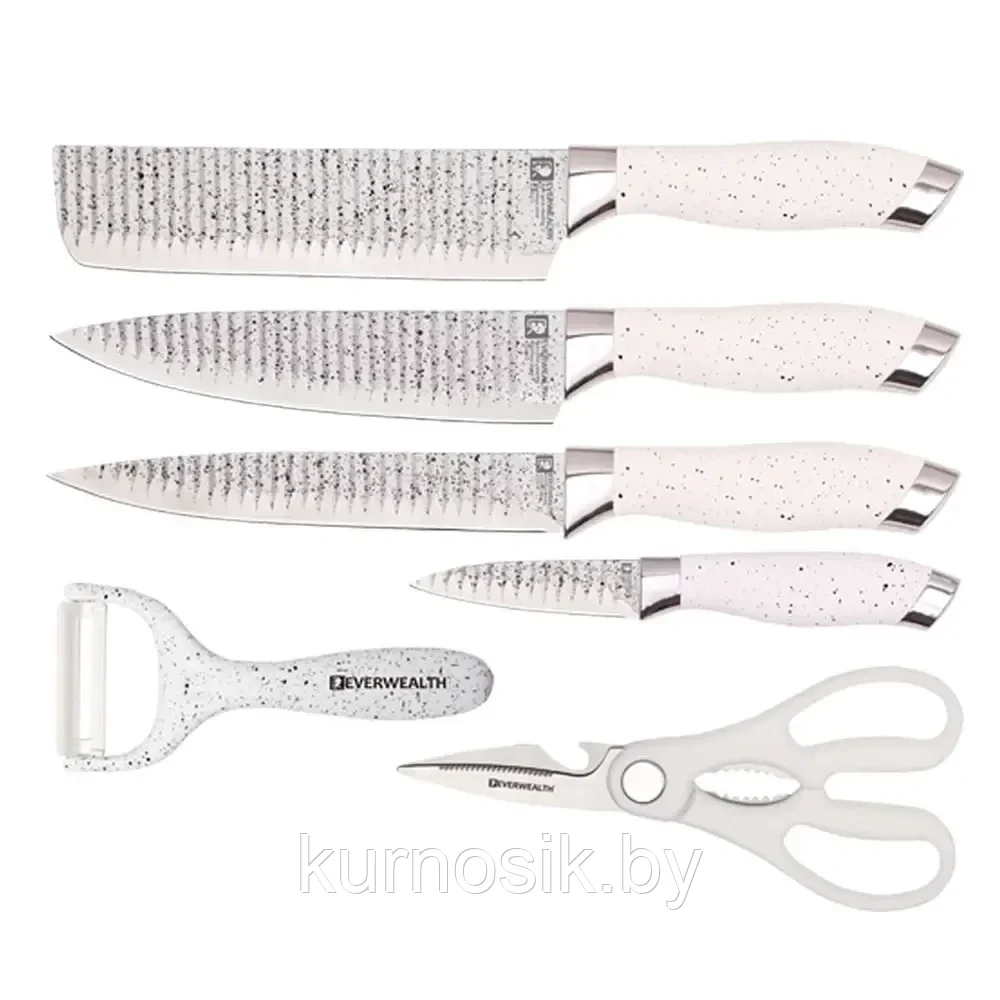 Набор кухонных ножей TOP KITCHEN Banno с керамическим покрытием, 6 шт - фото 2 - id-p224393370