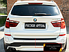 Накладка на задний бампер BMW X3 2014-2017, фото 3