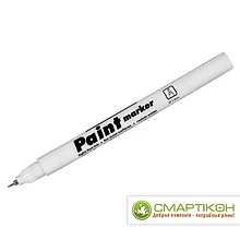 Маркер-краска лаковый (paint marker) БЕЛЫЙ CENTROPEN, игольчатый наконечник, 0,7 мм