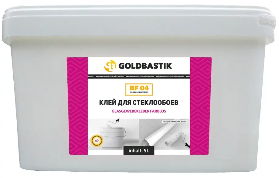 Клей Goldbastik bf 04 для стеклообоев 5 л - фото 1 - id-p224402047