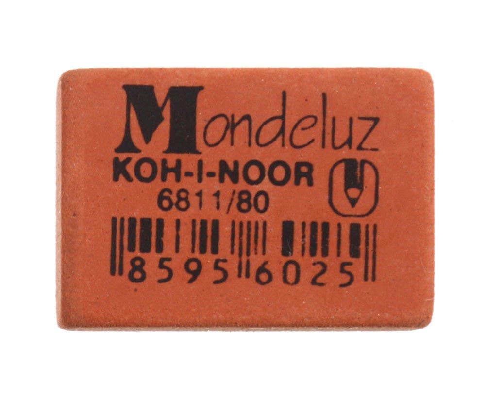 Ластик Mondeluz 27*17 мм, оранжевый