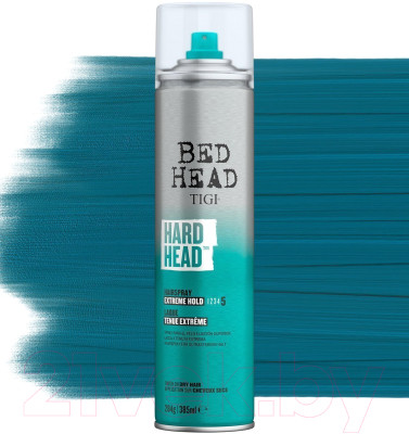 Лак для укладки волос Tigi Bed Head Style Hard Head Hairspray Extreme Суперсильной фиксации - фото 3 - id-p224402215