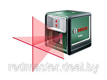 Нивелир лазерный QUIGO, с держателем, проекция: крест, до 10 м, +/- 6 мм, резьба 1/4", BOSCH 0603663521