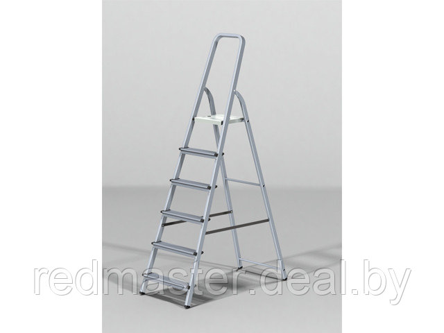 Лестница-стремянка алюминиевая 125 см, 6 ступеней, 4.4кг STARTUL ST9940-06 - фото 1 - id-p224403320
